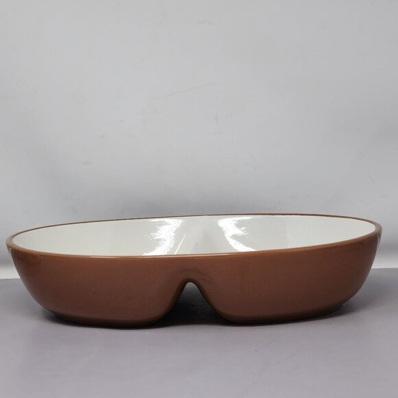 Oval Vintage Stangl Ceramic Divided Serving Dish‎ With Floral Design - Picture 2 of 13